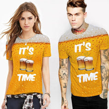 Load image into Gallery viewer, New Man Fashion 3D Print Beer Bubble Short Sleeve T-Shirt