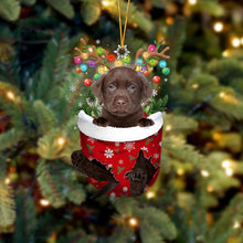 Load image into Gallery viewer, Cute Christmas Sock Dog Ornament