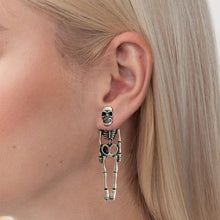 Load image into Gallery viewer, Ghostly Skeleton Exaggerated Punk Earrings