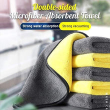 Load image into Gallery viewer, Double-sided Microfiber Absorbent Towel