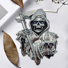 Load image into Gallery viewer, Grim Reaper 3D Peel and Stick Car Decal Emblem