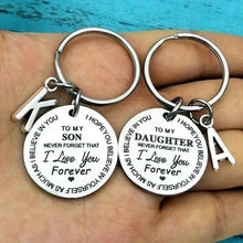 Load image into Gallery viewer, TO MY SON/DAUGHTER I Love You Forever Keychain