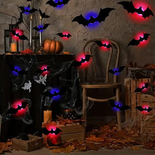 Load image into Gallery viewer, 3D-flaggermusdesign LED-dekorasjon