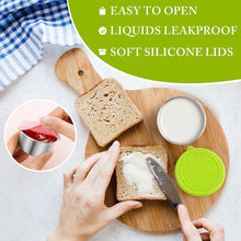 Load image into Gallery viewer, Stainless Steel Containers With Leakproof Silicone Lids