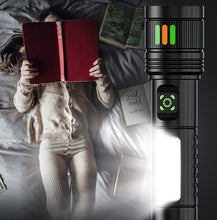 Load image into Gallery viewer, Rechargeable Super-Bright LED Flashlight