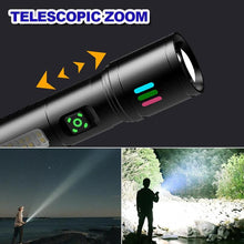 Load image into Gallery viewer, Rechargeable Super-Bright LED Flashlight