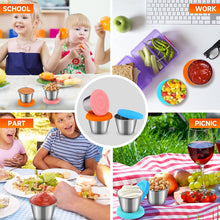 Load image into Gallery viewer, Stainless Steel Containers With Leakproof Silicone Lids