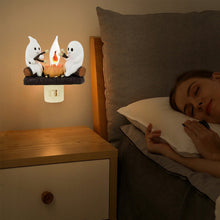 Load image into Gallery viewer, Spøkelsesleirbål, blinkende nattlys