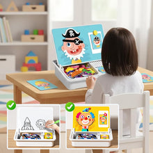 Load image into Gallery viewer, Magnetisk puslespill med byggeklosser for læring
