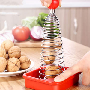 Stainless Steel Spring Walnut Opener