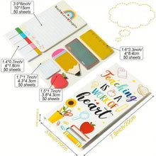 Load image into Gallery viewer, Teacher Appreciation Sticky Note Set