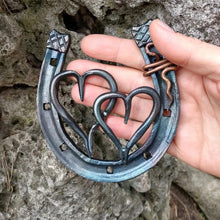 Load image into Gallery viewer, Forged Handmade Horseshoe-Iron