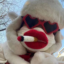 Load image into Gallery viewer, Sausage Mouth Hand Knitted Mask