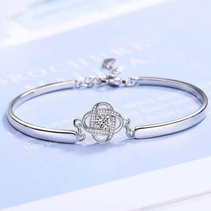 I will always be with you - Diamond Knot Bracelet