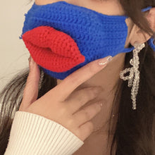 Load image into Gallery viewer, Sausage Mouth Hand Knitted Mask