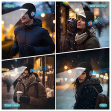 Load image into Gallery viewer, Lighted Bluetooth Music Sports Beanie