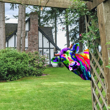 Load image into Gallery viewer, Artistic Cow Garden Ornament