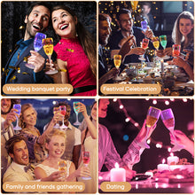 Load image into Gallery viewer, LED Lighted Champagne Glass