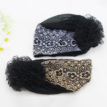 Load image into Gallery viewer, Women&#39;s Floral Lace Headwrap