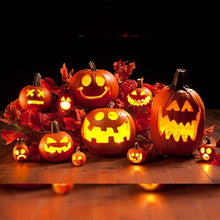Load image into Gallery viewer, 【Factory Outlet】Halloween Sound-Activated Pumpkin with Built-In Speaker