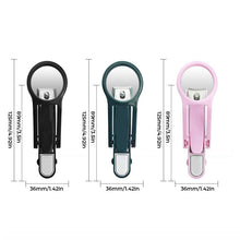 Load image into Gallery viewer, Portable Nail Scissors With Magnifying Glass