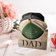 Load image into Gallery viewer, Dad Wooden Hat Holder