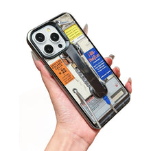 Load image into Gallery viewer, Vintage Phone Booth Pattern Phone Cases