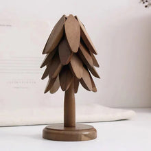 Load image into Gallery viewer, Wooden Leaves Design Coaster