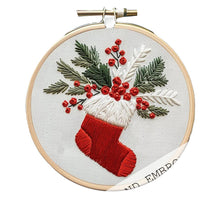 Load image into Gallery viewer, Christmas Embroidery KIT