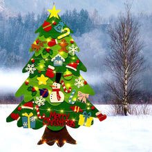 Load image into Gallery viewer, Felt Christmas Tree with Detachable Ornaments