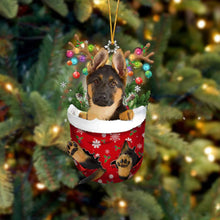 Load image into Gallery viewer, Cute Christmas Sock Dog Ornament