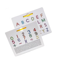 Load image into Gallery viewer, 2-in-1 Double Sided Magnetic Alphabet Edition