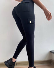 Load image into Gallery viewer, Pocket Design Butt Lifting Active Leggings