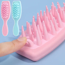 Load image into Gallery viewer, Silicone Scalp Massage Comb With Long Handle