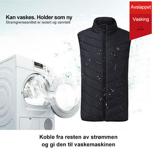 Øyeblikkelig varmevarmevest, unisex