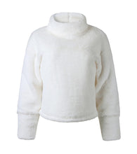 Load image into Gallery viewer, Turtleneck Faux Fur Pullover