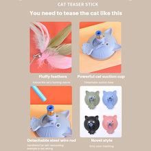 Load image into Gallery viewer, Funny Cat Stick Toy with Detachable Teaser Wand And Sucker Base