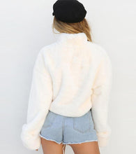 Load image into Gallery viewer, Turtleneck Faux Fur Pullover