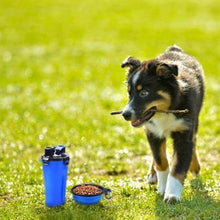 Load image into Gallery viewer, Magoloft™ 2-in-1 Pet Travel Water &amp; Food Bottle with Foldable Bowl