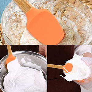 Silicone Spatula With Wooden