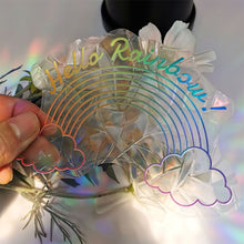 Load image into Gallery viewer, Adsorption Rainbow Glass Window Stickers (Random 10-piece pack)