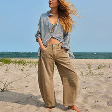 Load image into Gallery viewer, Mid-Rise Barrel Jeans