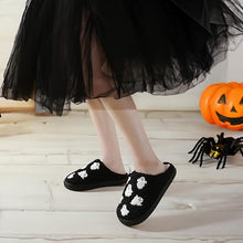 Load image into Gallery viewer, Plysjtøfler for Halloween spøkelse