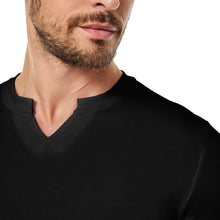 Load image into Gallery viewer, Men's Slim Fit V-Neck Longline Muscle Shirt