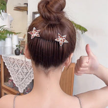 Load image into Gallery viewer, Rhinestone Star Broken Hair Comb