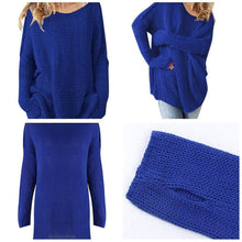 Load image into Gallery viewer, Oversized Cozy Loose Sweater