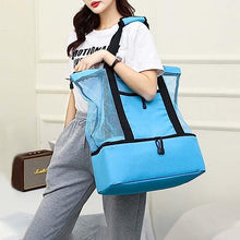 Load image into Gallery viewer, 2-in-1 Portable Mesh Detachable Tote Bag