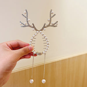 Rhinestone Tassel Ponytail Hair Claw