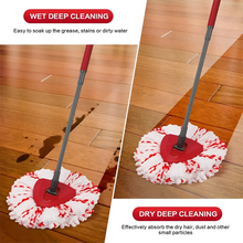 Load image into Gallery viewer, Microfiber Spin Mop Head