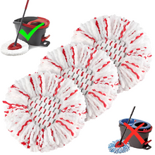 Load image into Gallery viewer, Microfiber Spin Mop Head